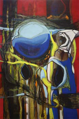 01 2014 Toiseen maailmaan 150x100cm